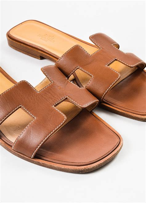 hermes oran sandals light brown|are hermes oran sandals comfortable.